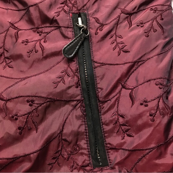 Eddie Bauer 650 Fill Power Premium Quality Goose Down Floral Puffer Women’s Sz L - Picture 7 of 7